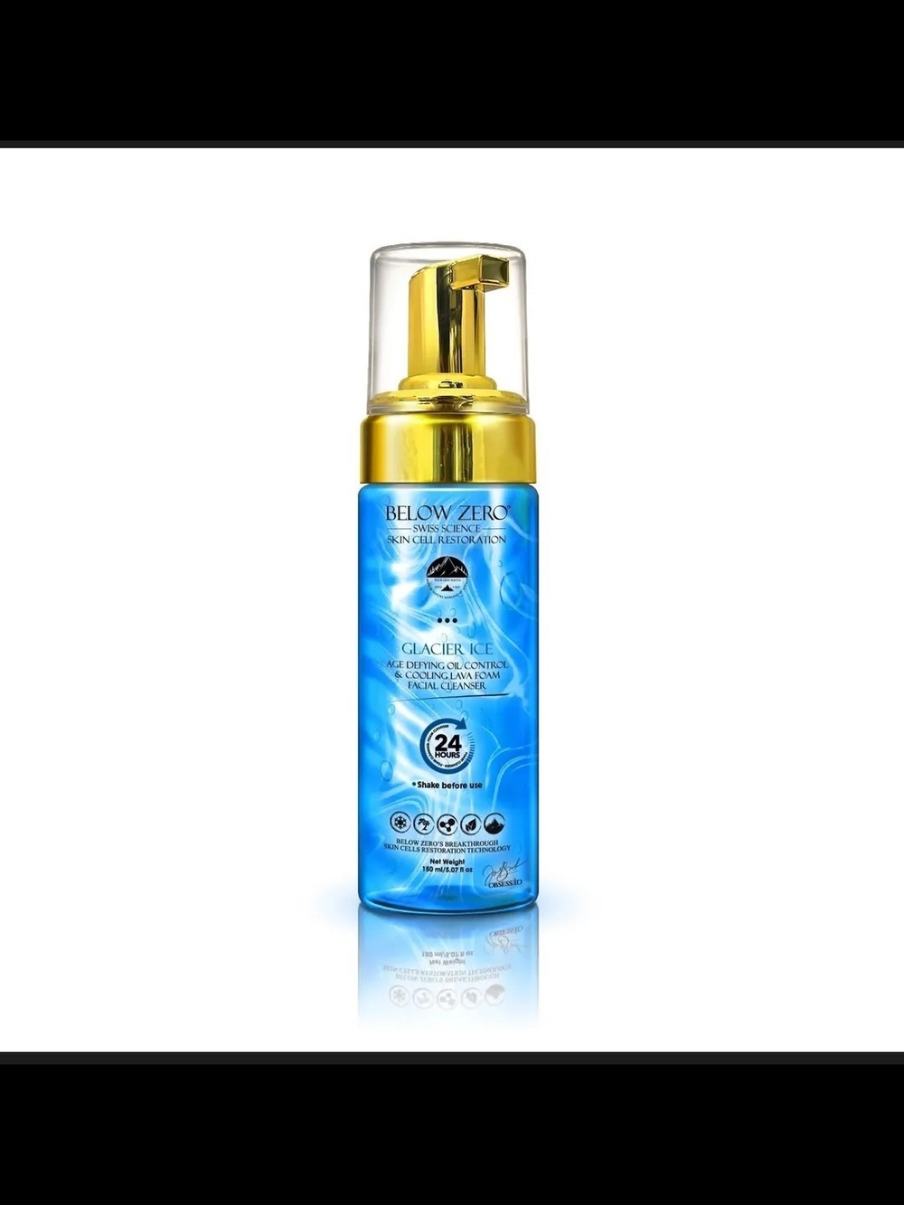 Below Zero Glacier Ice Age-Defying Oil Control/Cooling Lava Cleanser MSRP $180